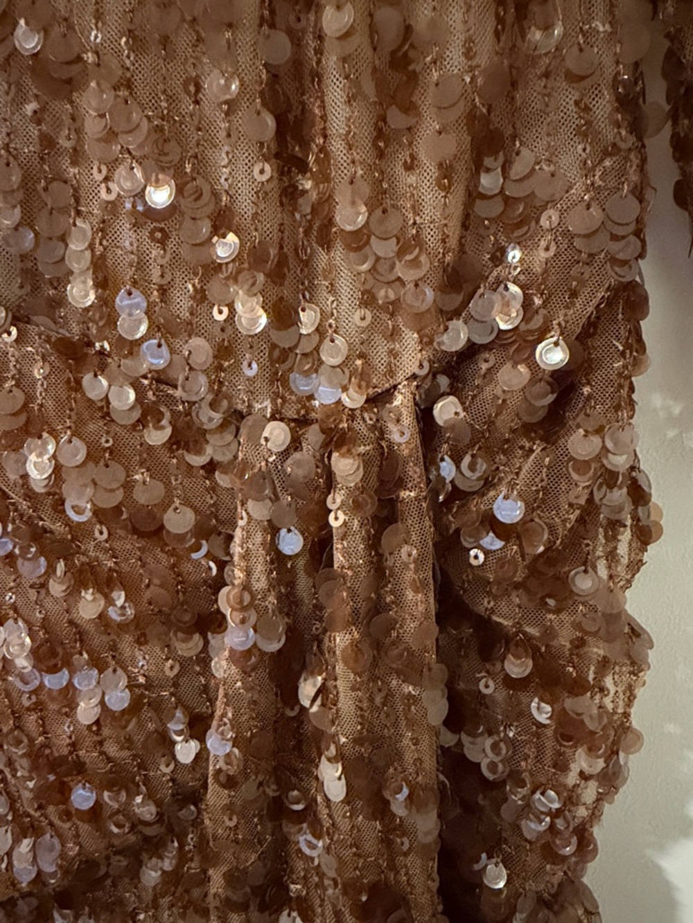 Camila Coelho Brown Sequined Mini Dress - Picture 7 of 7
